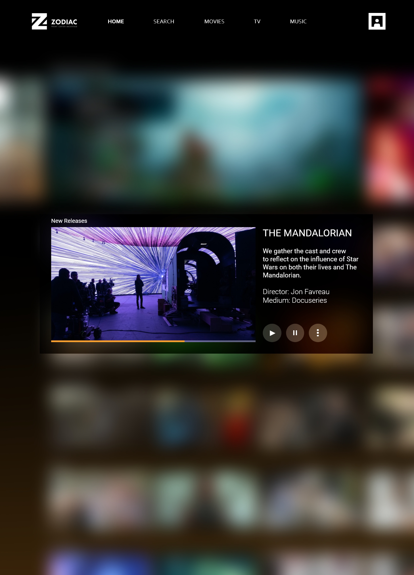 Homepage Selection